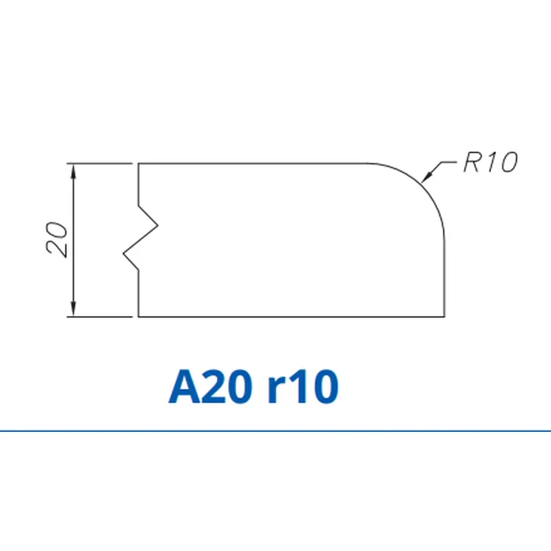 A20 r10(20mm Half Bullnose - Router Bits)Standard Full Kit (BITS) / 0