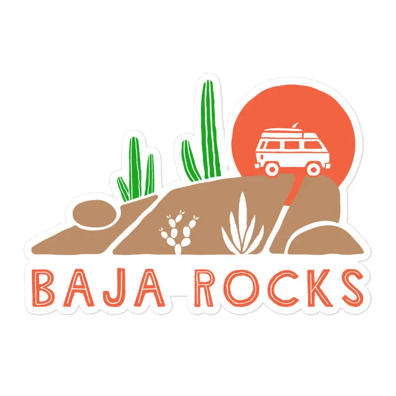 Baja Rocks Sticker33