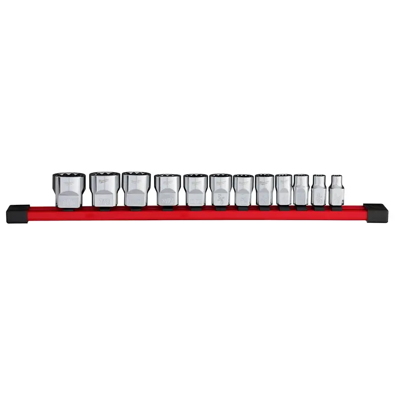 Milwaukee 48-22-9420 12pc 3/8" Drive 12-Point SAE Socket Set