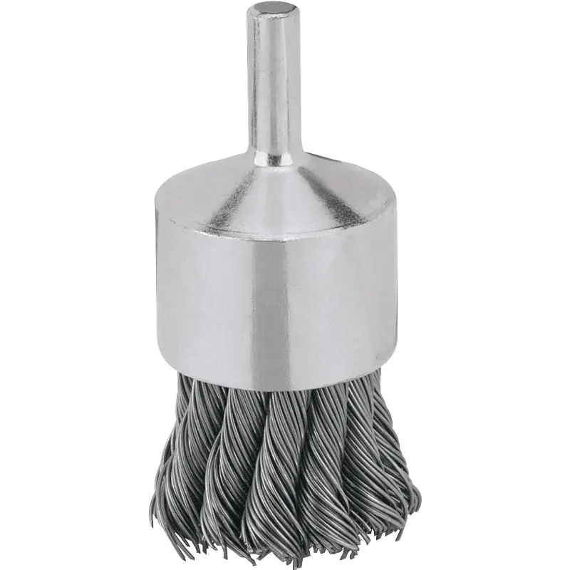DeWALT DW4902 End Brush, 1 in Dia, 0.02 in Dia Bristle, Carbon Steel Bristle