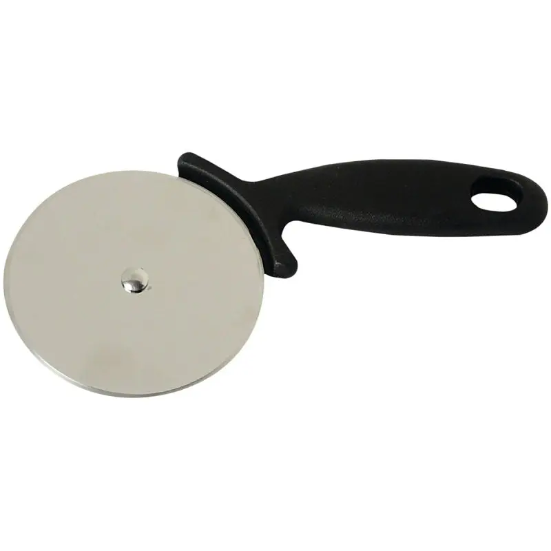 Chef Craft 21370 Pizza Cutter, Stainless Steel Blade, Black Handle, Dishwasher Safe: Yes