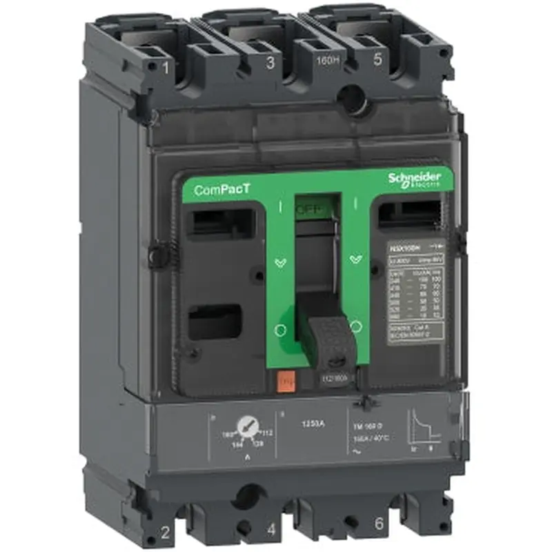 Circuit breaker, compact ,3 poles, 25A | C10B3TM025C