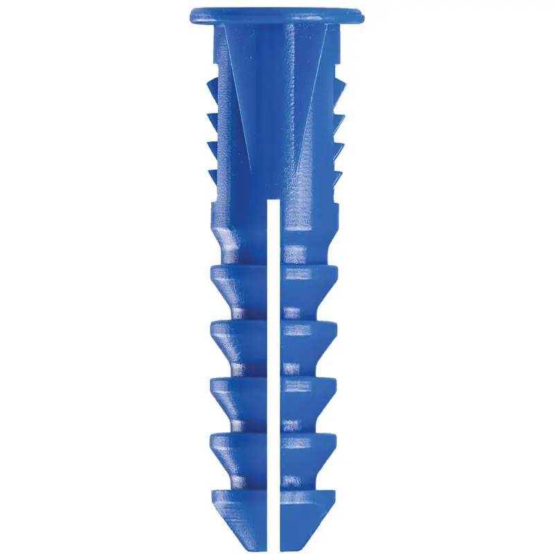 COBRA ANCHORS 193S Screw Anchor, #8-10 Thread, 1-1/4 in L, Polyethylene, 175 lb