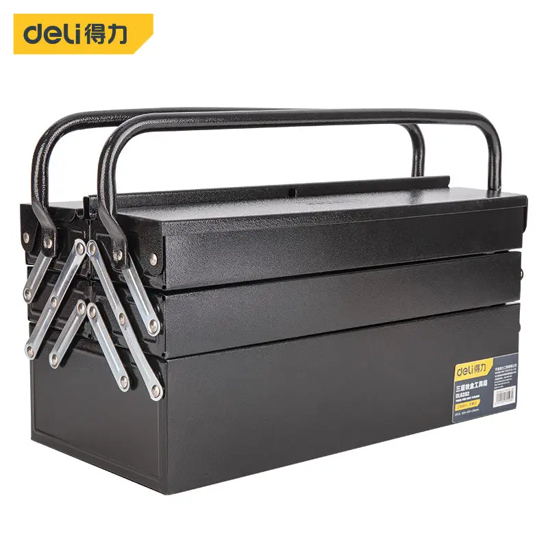 Deli Metal Tool Box 420180160mm | DL6232