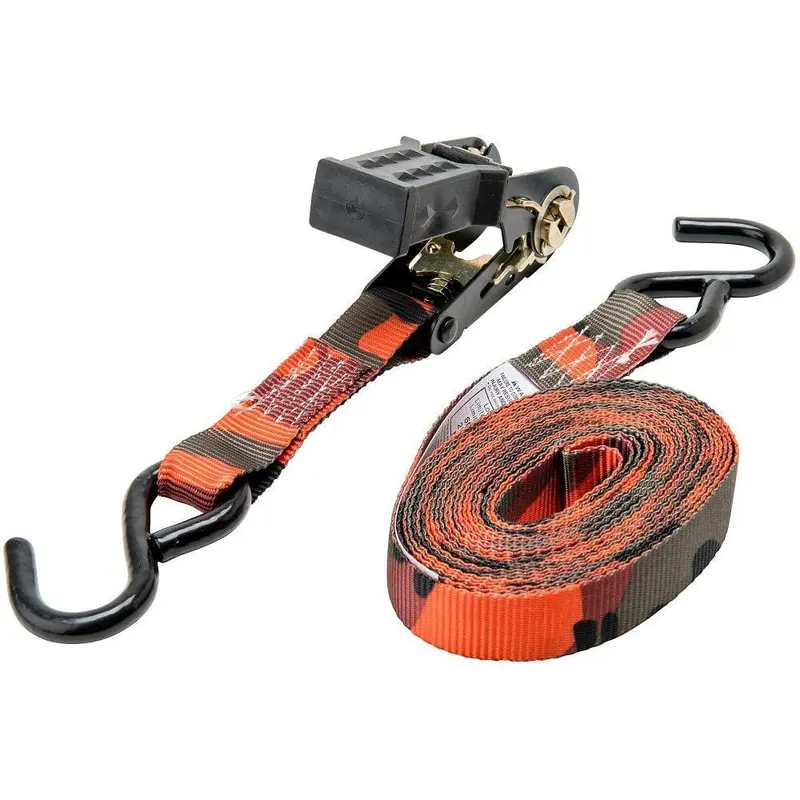 1 in. x 16 ft. Blaze Camo Ratchet Tie-Down