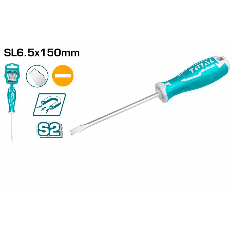 TOTAL THT266150 Slotted Screwdriver