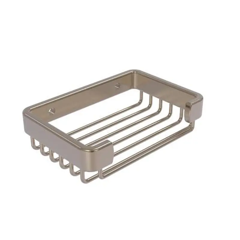 Allied Brass Rectangular Soap Basket in Antique Pewter