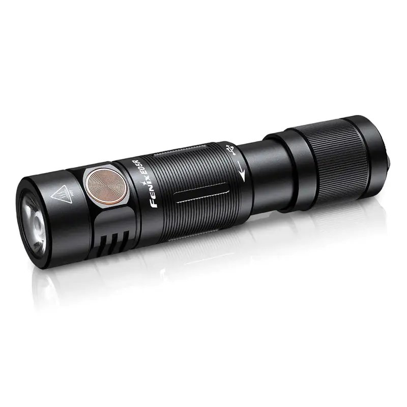Fenix E05R Compact 400 Lumens Keychain Flashlight - Durable & WaterproofBrown