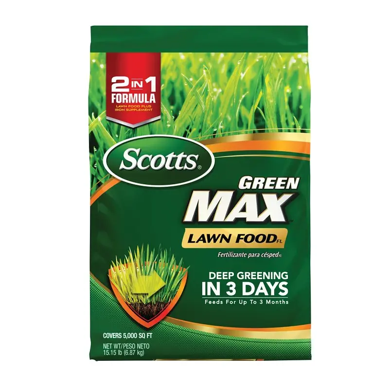 Scotts 44701 Lawn Food, 15.15 lb Bag, Granular, 33-0-2 N-P-K Ratio
