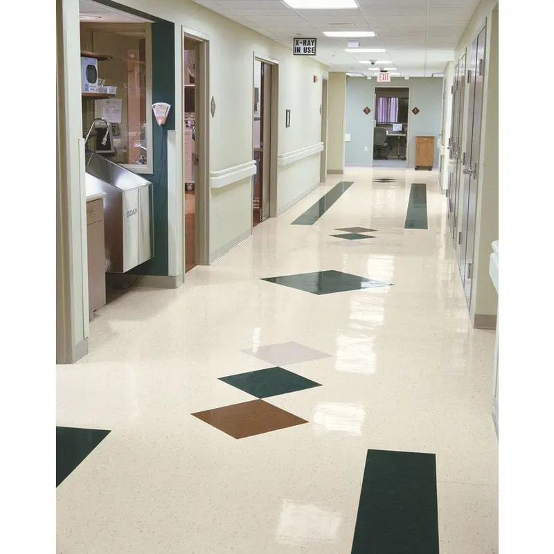 Armstrong Flooring SDT 45-Piece Marble Beige Commercial VCT Tilesq/ft
