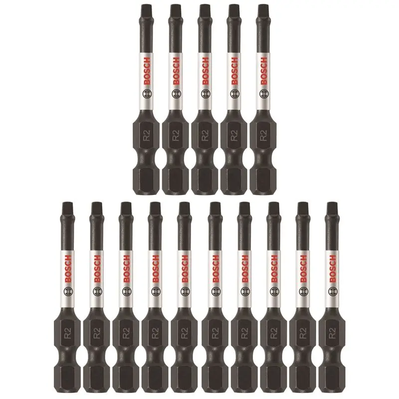 Bosch | ITSQ2215 15 pc. Impact Tough 2 In. Square #3 Power Bits