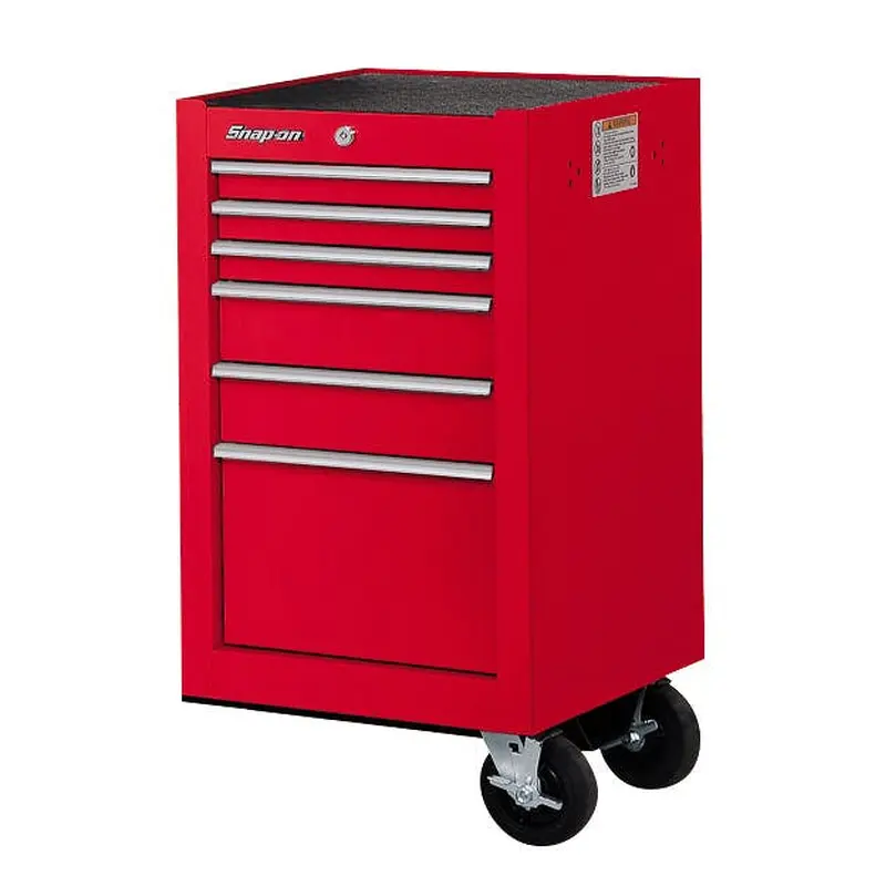 Snap-on 20" Six-Drawer End Cab Red