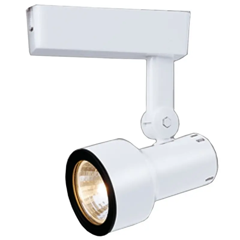 Halo LZR000406P Track Light, 0.45 A, 12 V, Polycarbonate, Black/White, Satin