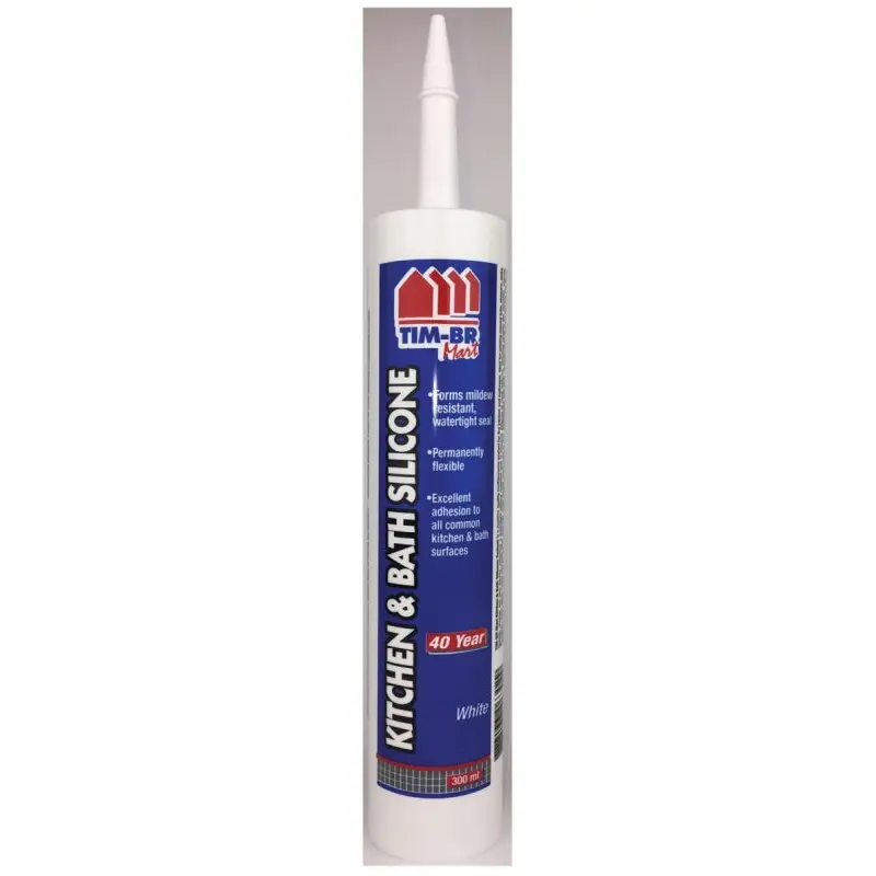 Flame Control WZ06302 Silicone Sealant, White, 300 mL