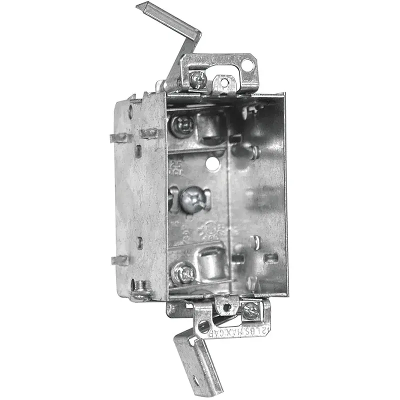 Hubbell 1104LUDBAR Device Box, 1-Gang, Metal, Flush