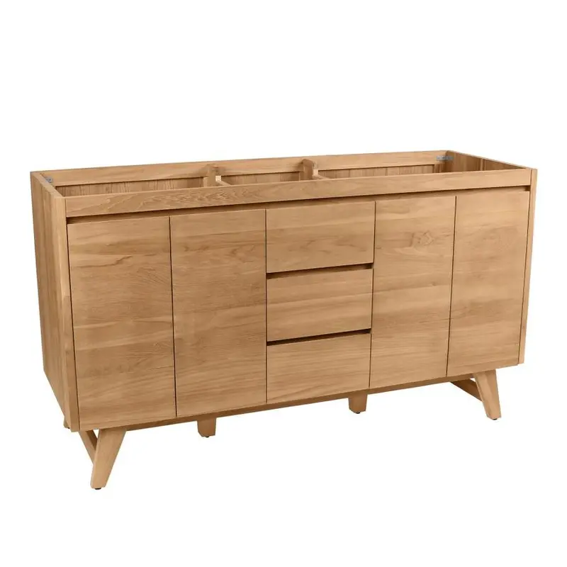 Avanity Coventry 60-in Natural Teak Bathroom Vanity CabinetGray Teak