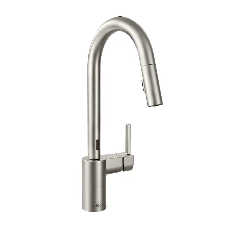 Align Chrome One-Handle High Arc Pulldown Kitchen FaucetChrome