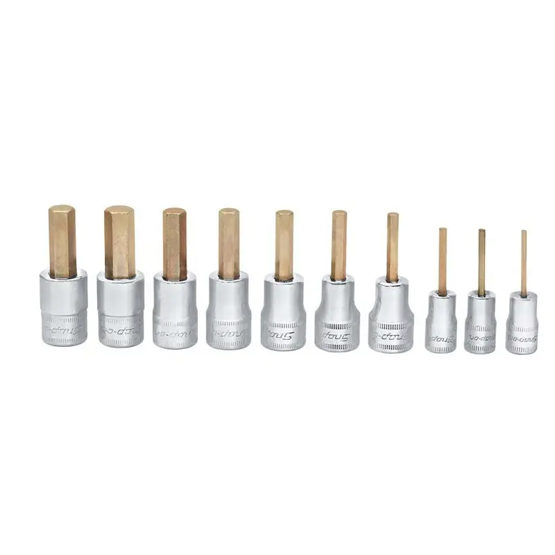 Snap-on 10 pc Metric Hex Bit Socket Set