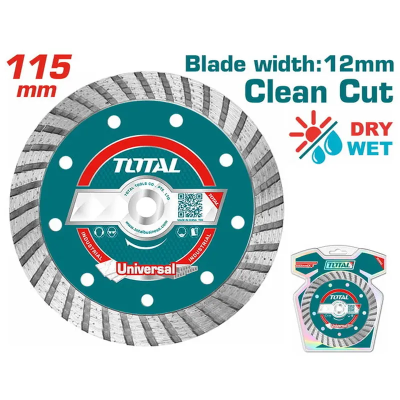 TOTAL DIAMOND DISC UNIVERSAL TURBO 115 X 22.2mm (TAC2131151)