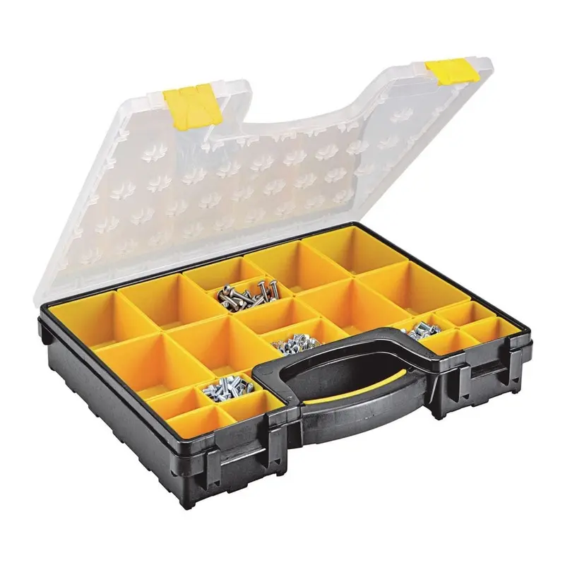 20 Bin Medium Portable Parts Storage Case