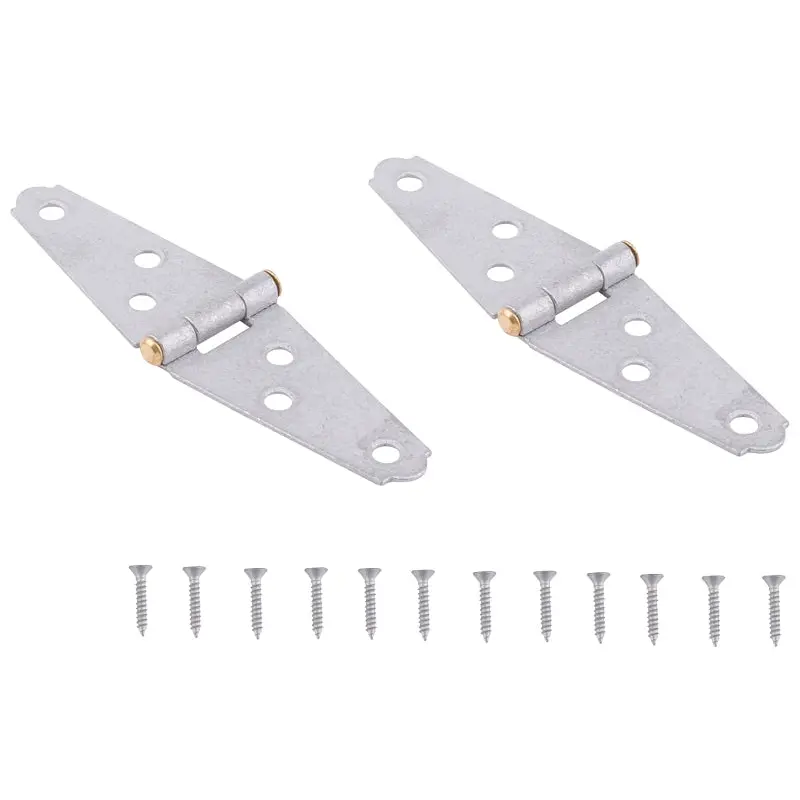 ProSource LSH-G02-C2PS Strap Hinge, 1.2 mm Thick Leaf, Steel, 180 Range of Motion