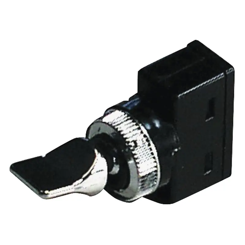 Calterm 40090 Duckbill Switch, SPST, Off, On, Toggle Actuator, Black