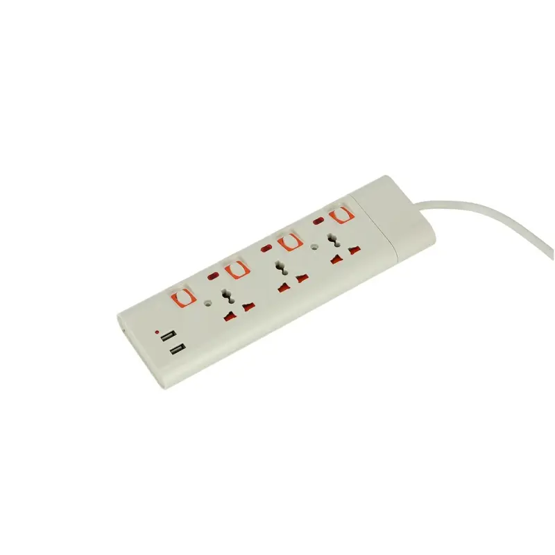 Geepas 3-Way Extension Socket with USB Port | GES5803