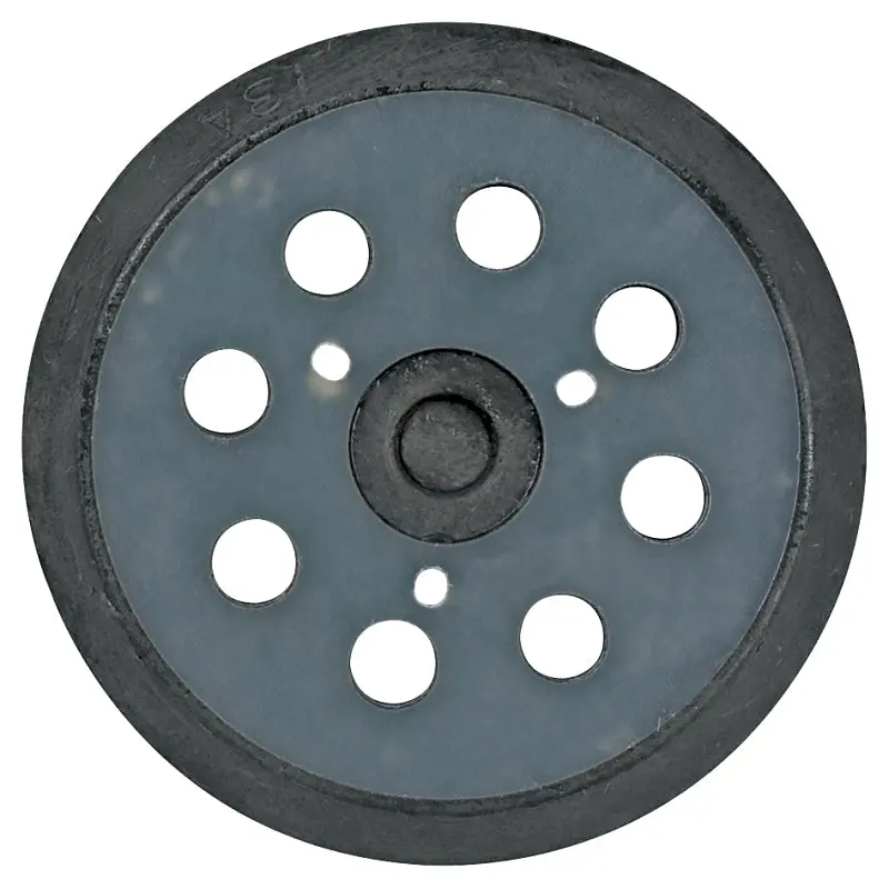 Makita 743081-8 Backing Pad with Hook and Loop Attachment, 5 in Dia, Rubber