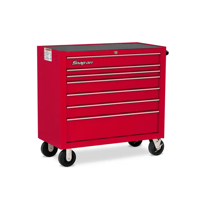 Snapon 40 SevenDrawer SingleBank Heritage Series Roll Cab (Red) | KRA4107FPBO