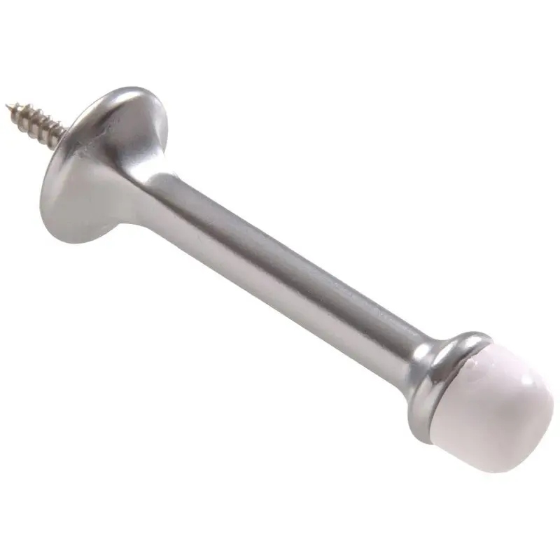 3 in. Satin Chrome Standard Rigid Door Stop (5-Pack)0.978 / each