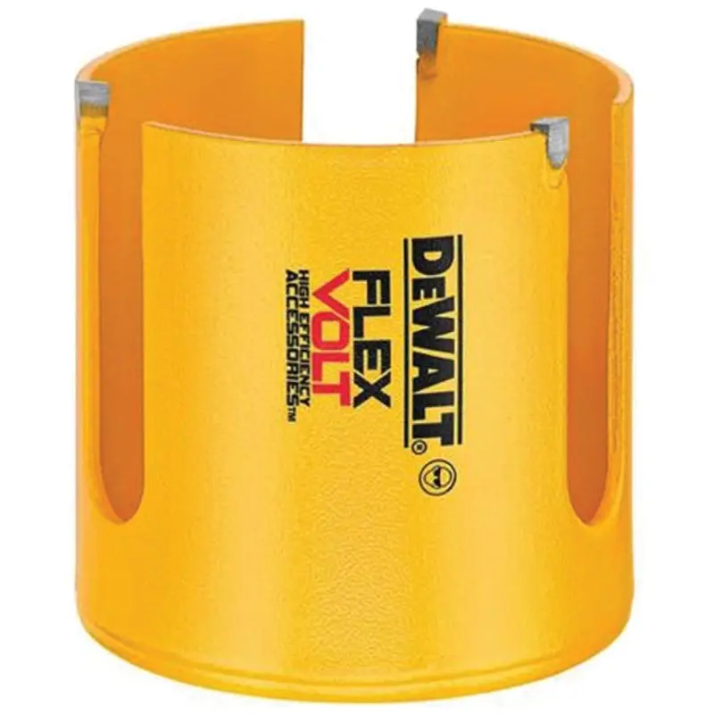 DeWALT DWAFV0358 Hole Saw, 3-5/8 in Dia, 2-1/4 in D Cutting, 3 TPI, Carbide Cutting Edge