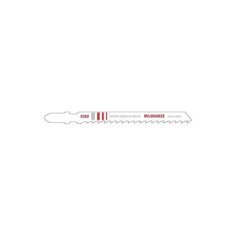Milwaukee 48-42-5302 4"" 6 TPI Bi-metal Jig Saw Blade (5 PK)
