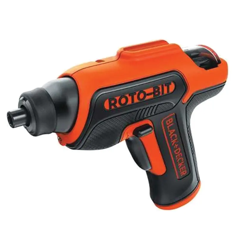 Black Decker BDCS50C Screwdriver, Battery Included, 4 V, 1.4 Ah, 1/4 in Chuck, Hex Chuck