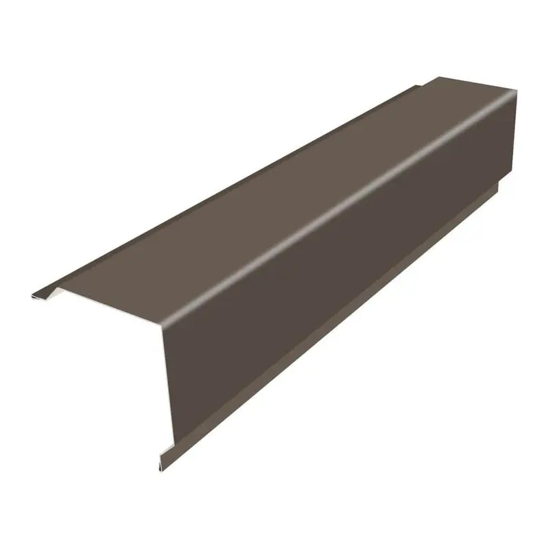 10 ft. 29-Gauge Galvalume GR2 Gable Rake Flashing in Slate7.479 / each