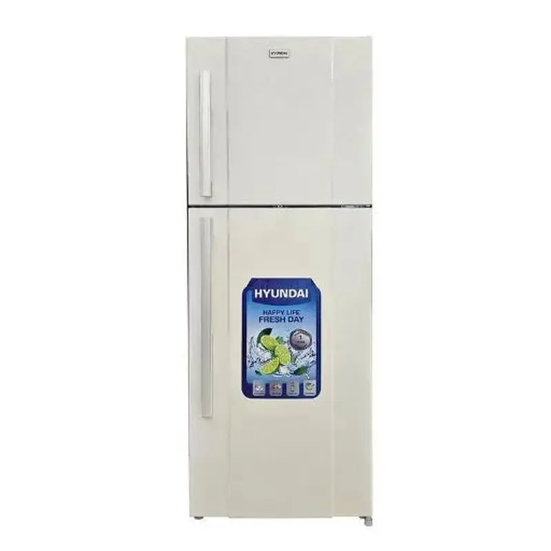 Hyundai Double Door Refrigerator 22 Cu Ft Top FreezerWhite