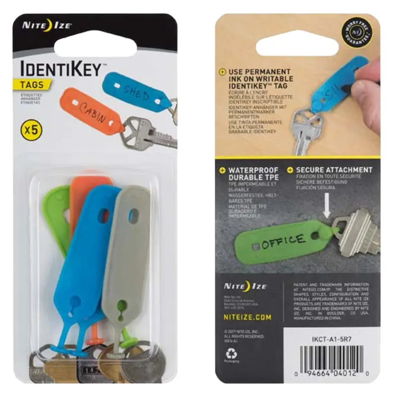 Nite Ize IKCT-A1-5R7 ID Tag, Polycarbonate