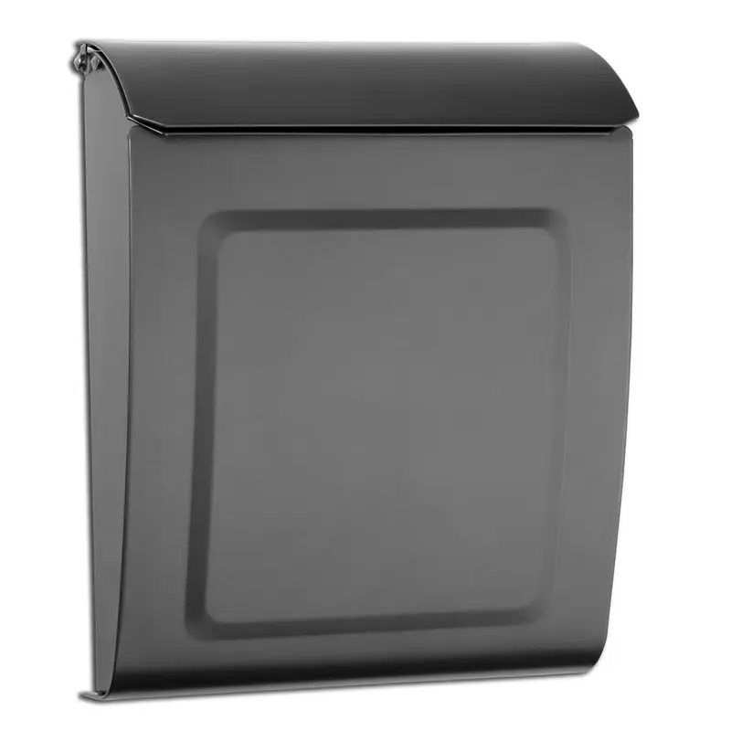 Aspen Locking Wall Mount Mailbox GraphiteWhite / 2.86 / Small