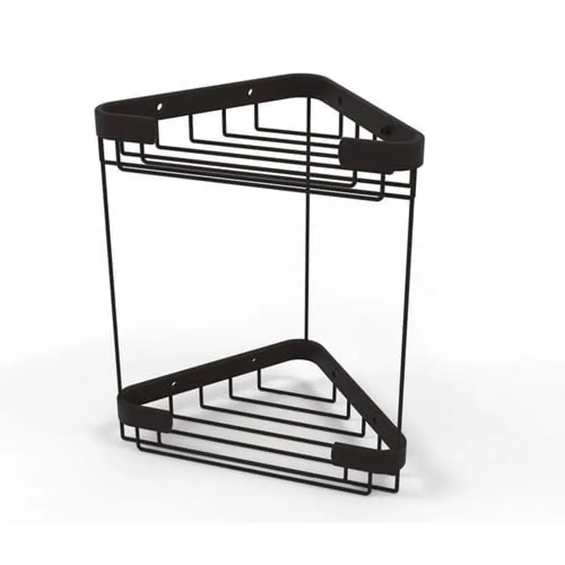 Allied Brass 1.7-in H Screw Mount Solid Brass Oil Rubbed Bronze Hanging Shower Caddy