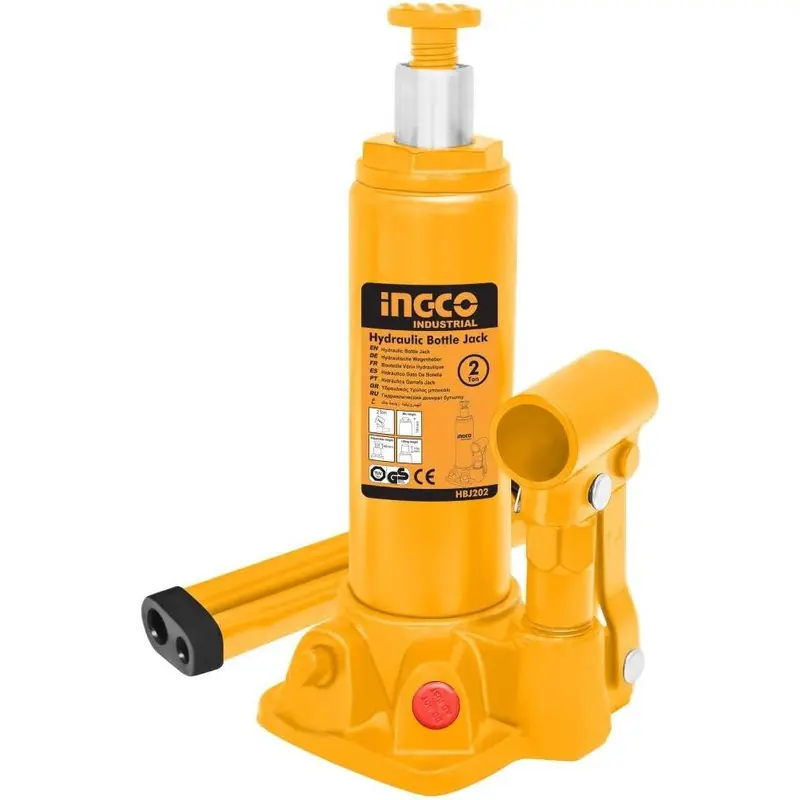 INGCO Hydraulic Bottle Jack HBJ202 - 2 Ton High Lift | Heavy Duty Jack