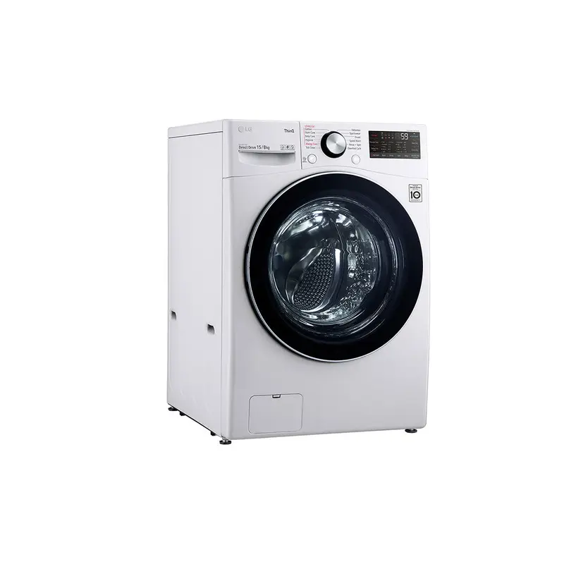 Washer & Dryer 15/8kg with AI Direct Drive, Steam, White Color WDL91H02PN