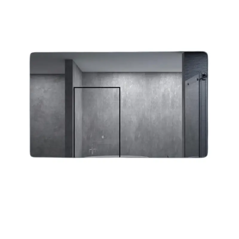 60 in. W x 36 in. H Rectangular Framed Wall Bathroom Vanity Mirror in Navy Blue