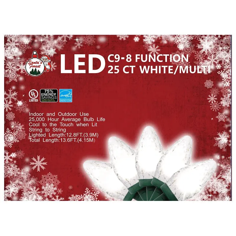 Hometown Holidays 22559 Christmas Light, LED Bulb, Clear Light