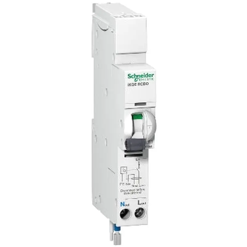 iKQE earth leakage circuit breaker | 1P   N  C curve 10 A  10 mA  230 V