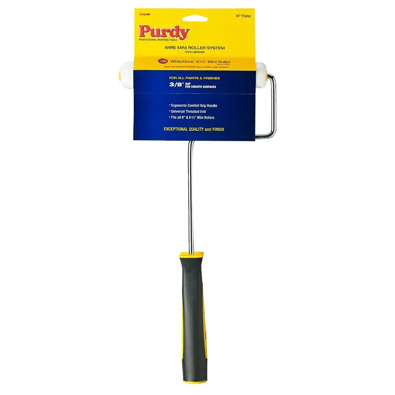 Purdy 140765014 Mini Roller System, Fabric Roller, 6-1/2 in L Roller