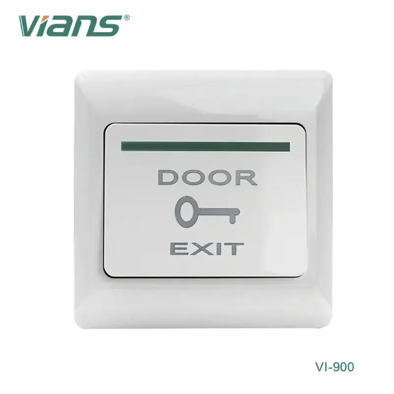 Vians Exit Door Switch VI-900 | Stainless Steel Exit Button for Access Control

