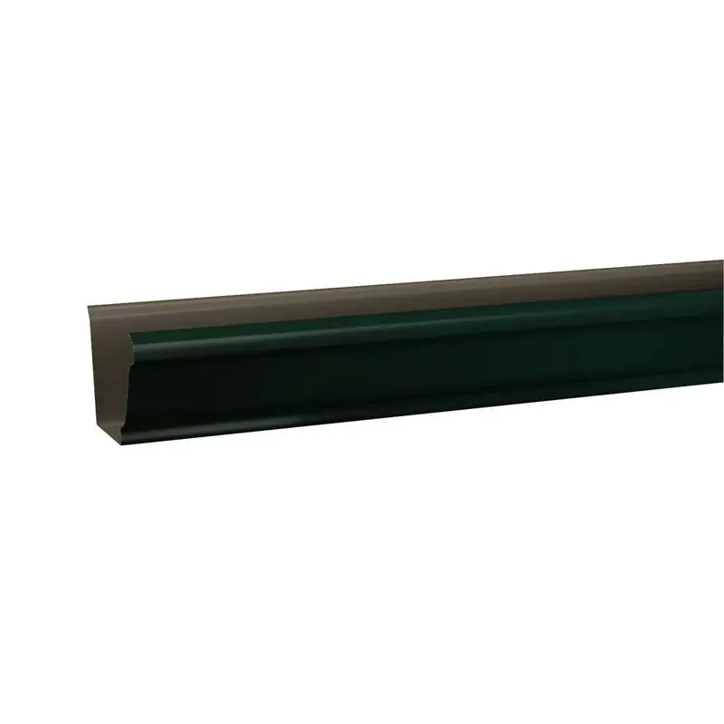 5 in. x 10 ft. K-Style Grecian Green Aluminum Gutter