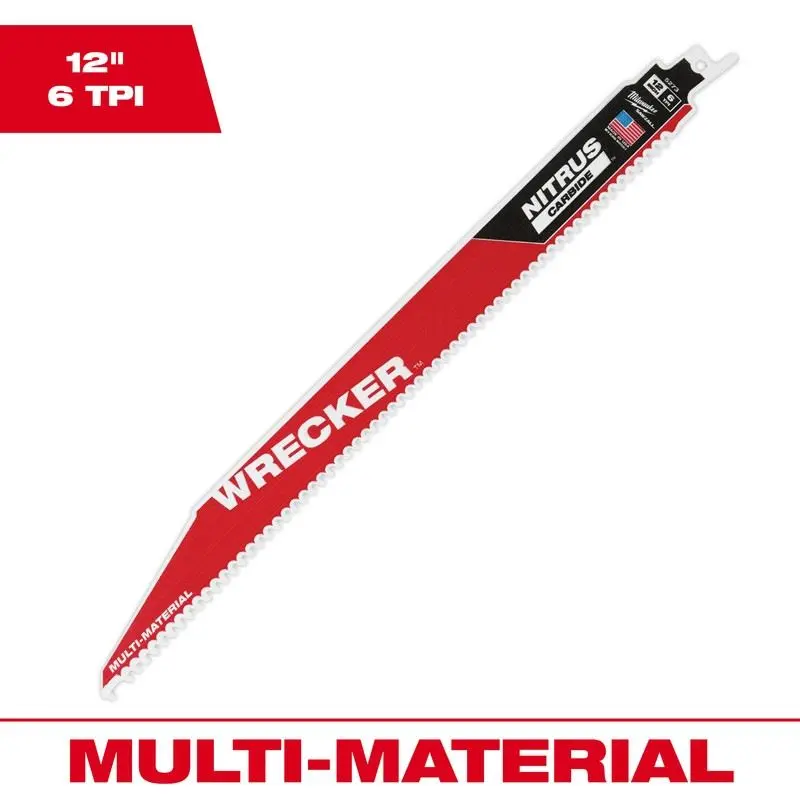 Milwaukee 48-00-5273 The WRECKER with Nitrus Carbide SAWZALL Blade