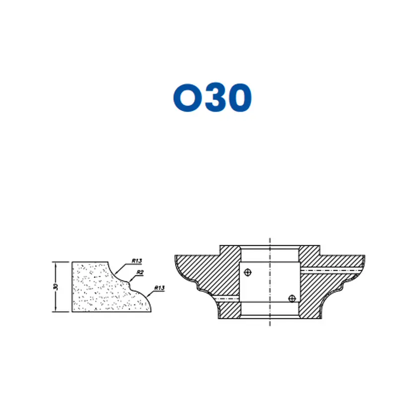O30(30mm Cove Dupont - Line 60 (Bore 35))EHS Kit (All materials high speed) / Breaker