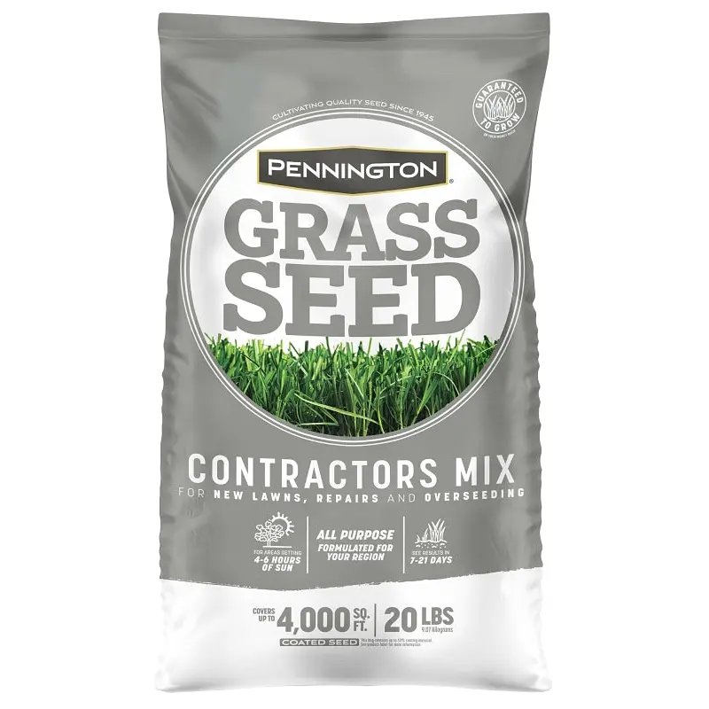 Pennington 100520263 Contractors Mix Grass Seed, 20 lb