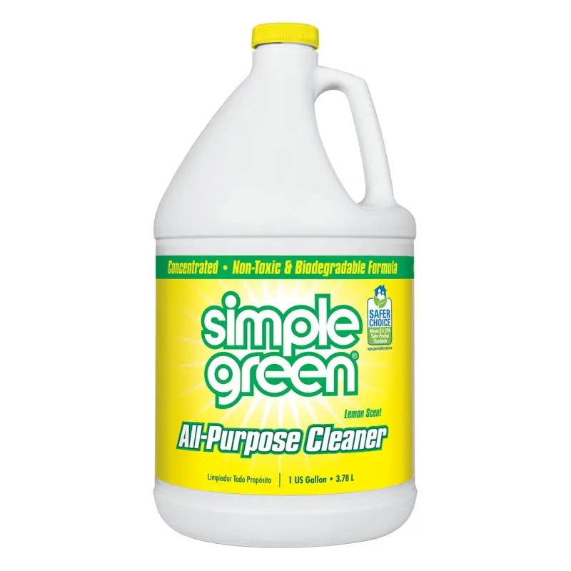 Simple Green 3010100614010 All-Purpose Cleaner, 1 gal Bottle, Liquid, Lemon, Yellow